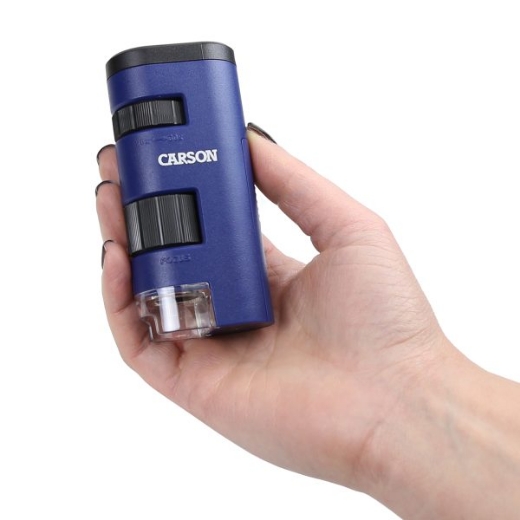 Carson Pocket Micro™ 20x-60x Büyütme LED Aydınlatmalı Zoom Cep Mikroskobu resmi