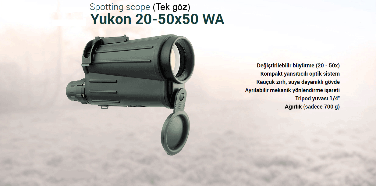 Yukon Spotting Scope 20-50x50 WA
